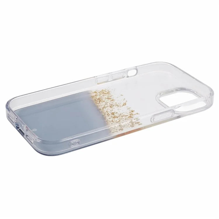 DFANS Starlight Shining Series for iPhone 15 Case Glitter Decorated PC+TPU Protective Cover