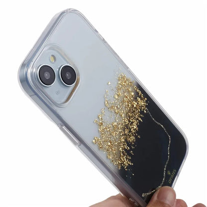 DFANS Starlight Shining Series for iPhone 15 Case Glitter Decorated PC+TPU Protective Cover