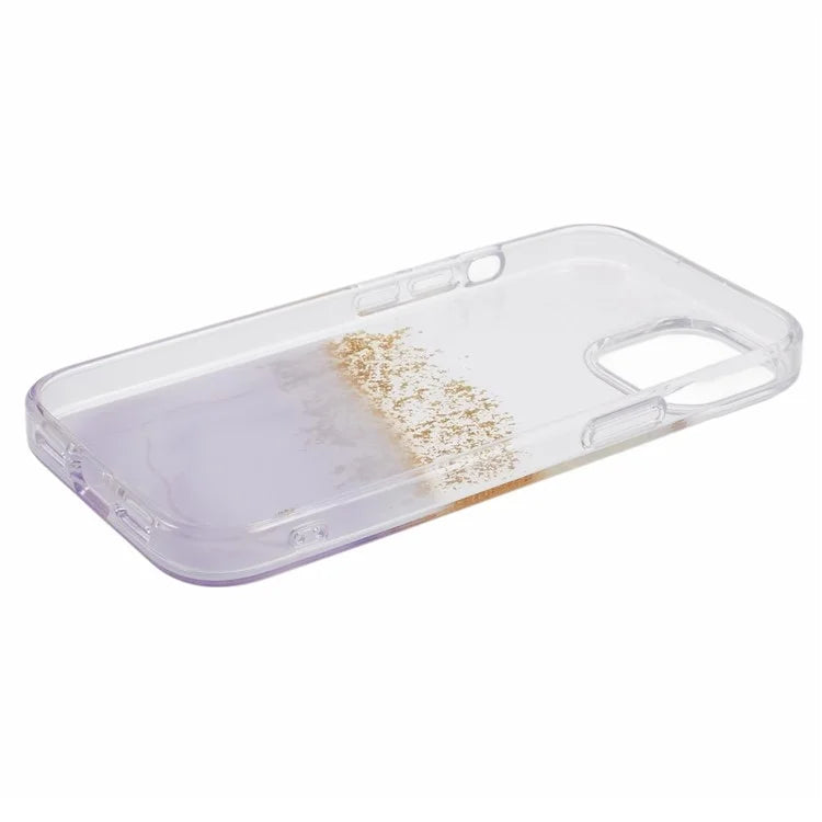 DFANS Starlight Shining Series for iPhone 15 Case Glitter Decorated PC+TPU Protective Cover