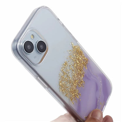 DFANS Starlight Shining Series for iPhone 15 Case Glitter Decorated PC+TPU Protective Cover