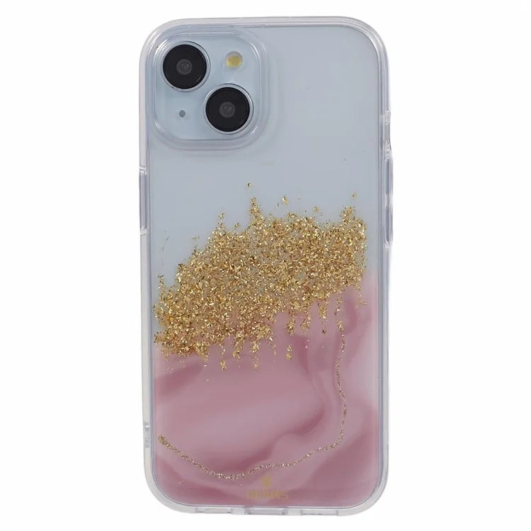 DFANS Starlight Shining Series for iPhone 15 Case Glitter Decorated PC+TPU Protective Cover