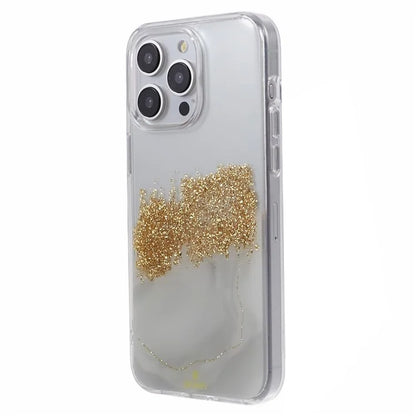 DFANS Starlight Shining Series for iPhone 15 Pro Case PC+TPU Glitter Shockproof Protective Shell