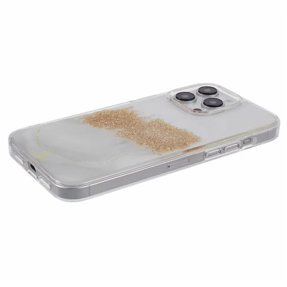 DFANS Starlight Shining Series for iPhone 15 Pro Case PC+TPU Glitter Shockproof Protective Shell