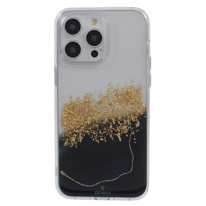 DFANS Starlight Shining Series for iPhone 15 Pro Max Cell Phone Case Shiny Glitter PC+TPU Cover
