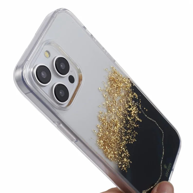 DFANS Starlight Shining Series for iPhone 15 Pro Max Cell Phone Case Shiny Glitter PC+TPU Cover