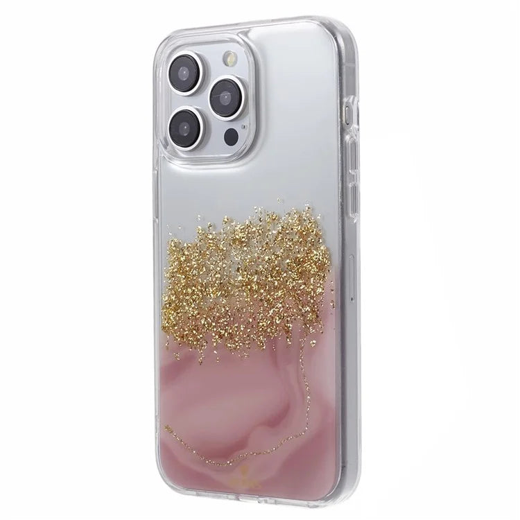 DFANS Starlight Shining Series for iPhone 15 Pro Max Cell Phone Case Shiny Glitter PC+TPU Cover