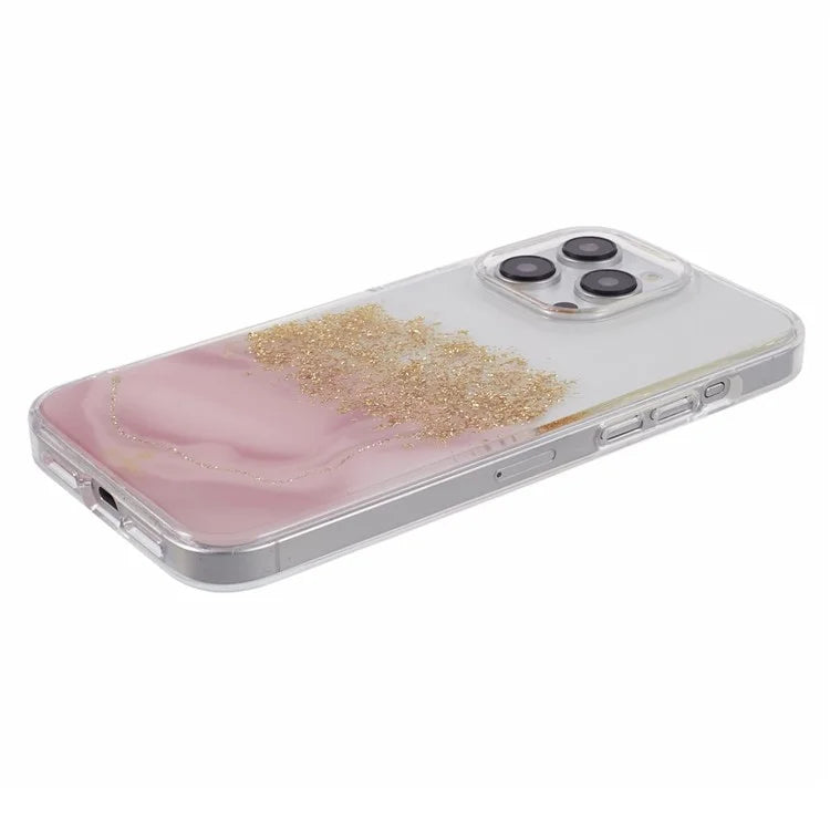 DFANS Starlight Shining Series for iPhone 15 Pro Max Cell Phone Case Shiny Glitter PC+TPU Cover