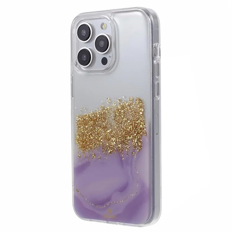 DFANS Starlight Shining Series for iPhone 15 Pro Max Cell Phone Case Shiny Glitter PC+TPU Cover