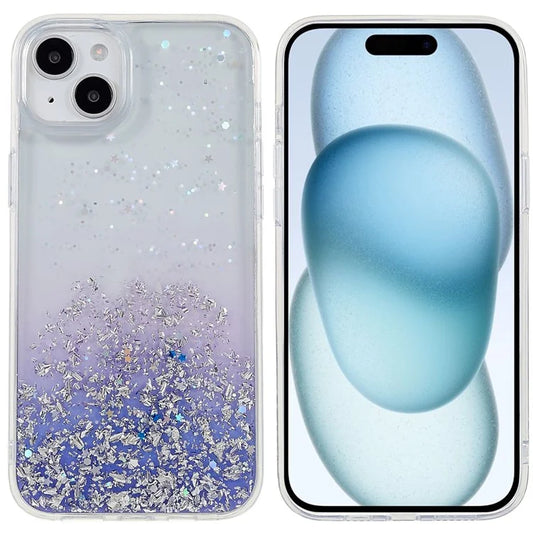 DFANS Starlight Shining Series for iPhone 15 Case Stylish Glittery PC+TPU Phone Cover