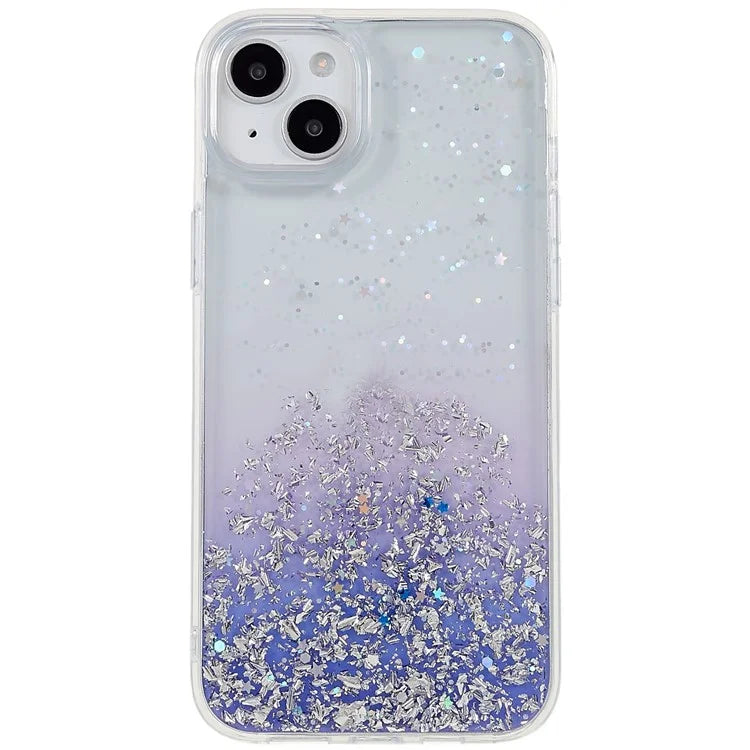 DFANS Starlight Shining Series for iPhone 15 Case Stylish Glittery PC+TPU Phone Cover
