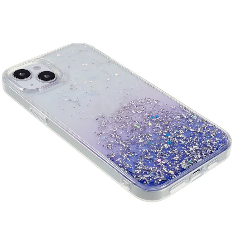 DFANS Starlight Shining Series for iPhone 15 Case Stylish Glittery PC+TPU Phone Cover