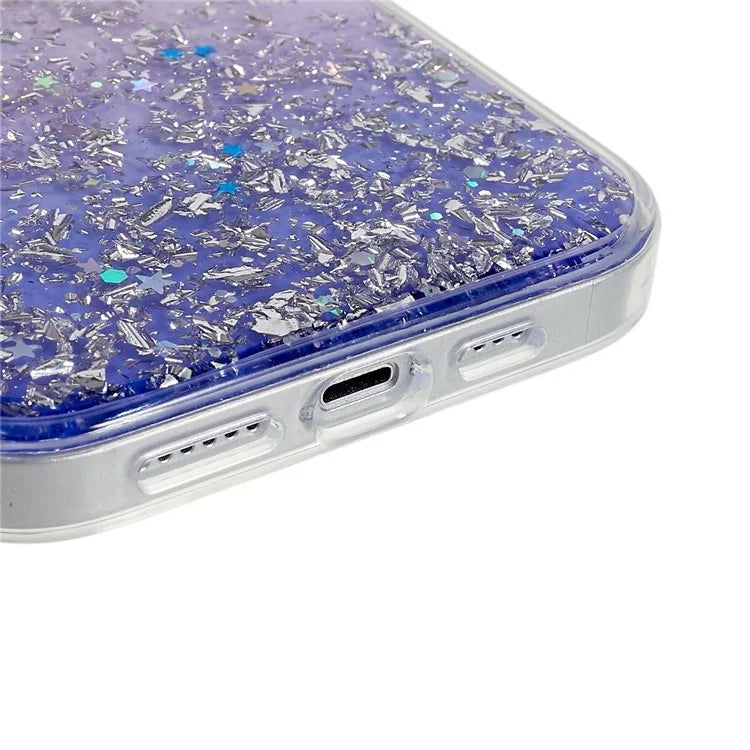 DFANS Starlight Shining Series for iPhone 15 Case Stylish Glittery PC+TPU Phone Cover