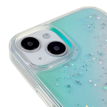 DFANS Starlight Shining Series for iPhone 15 Case Stylish Glittery PC+TPU Phone Cover