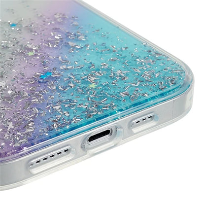 DFANS Starlight Shining Series for iPhone 15 Case Stylish Glittery PC+TPU Phone Cover