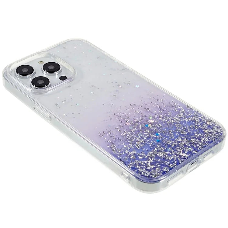 DFANS Starlight Shining Series for iPhone 15 Pro Max Case Shockproof PC+TPU Phone Back Cover