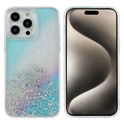 DFANS Starlight Shining Series for iPhone 15 Pro Max Case Shockproof PC+TPU Phone Back Cover