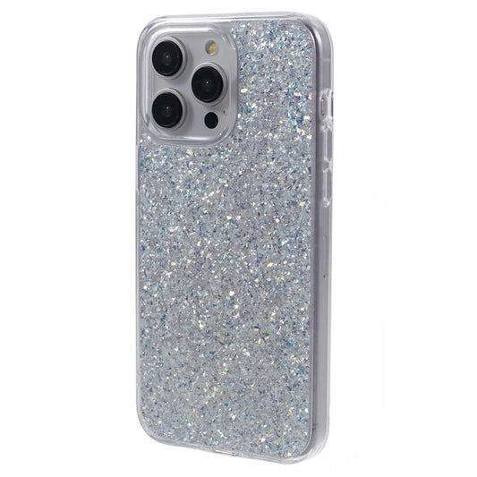 DFANS For iPhone 15 Pro Max Cell Phone Case Glitter Decorated PC+TPU Back Cover