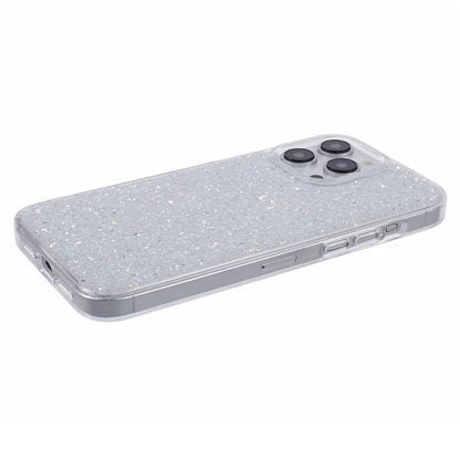 DFANS For iPhone 15 Pro Max Cell Phone Case Glitter Decorated PC+TPU Back Cover