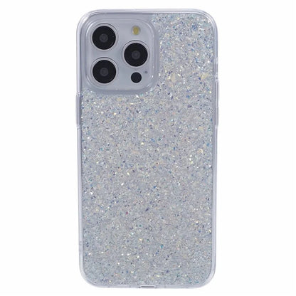 DFANS For iPhone 15 Pro Cell Phone Cases Drop-resistant Glitter PC+TPU Cover