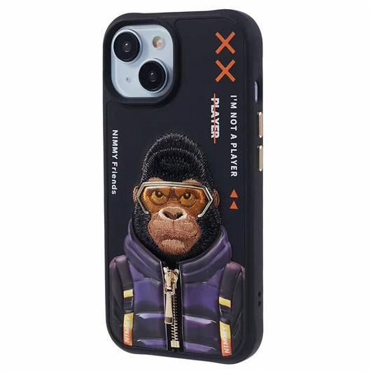 NIMMY Glasses Pet Series Gen 2 for iPhone 15 Phone Case Embroidery Protective Cover