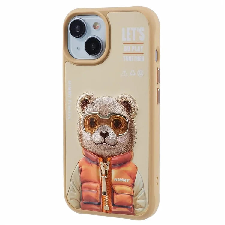 NIMMY Glasses Pet Series Gen 2 for iPhone 15 Phone Case Embroidery Protective Cover