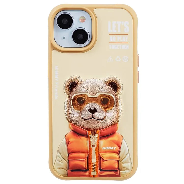 NIMMY Glasses Pet Series Gen 2 for iPhone 15 Phone Case Embroidery Protective Cover