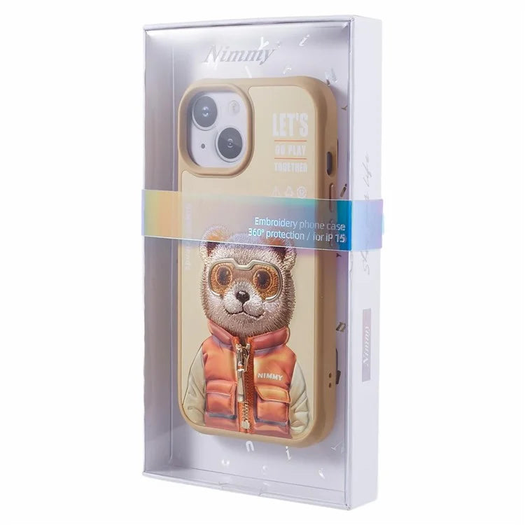 NIMMY Glasses Pet Series Gen 2 for iPhone 15 Phone Case Embroidery Protective Cover