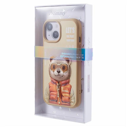 NIMMY Glasses Pet Series Gen 2 for iPhone 15 Phone Case Embroidery Protective Cover