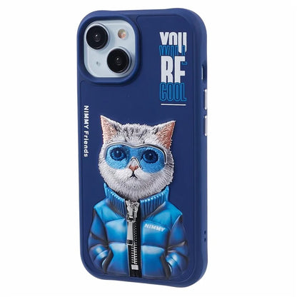 NIMMY Glasses Pet Series Gen 2 for iPhone 15 Phone Case Embroidery Protective Cover