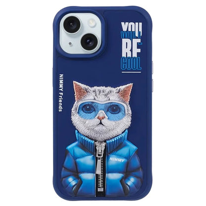 NIMMY Glasses Pet Series Gen 2 for iPhone 15 Phone Case Embroidery Protective Cover