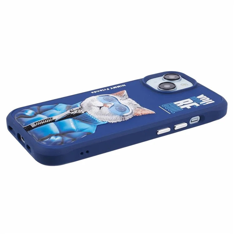 NIMMY Glasses Pet Series Gen 2 for iPhone 15 Phone Case Embroidery Protective Cover