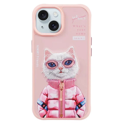 NIMMY Glasses Pet Series Gen 2 for iPhone 15 Phone Case Embroidery Protective Cover