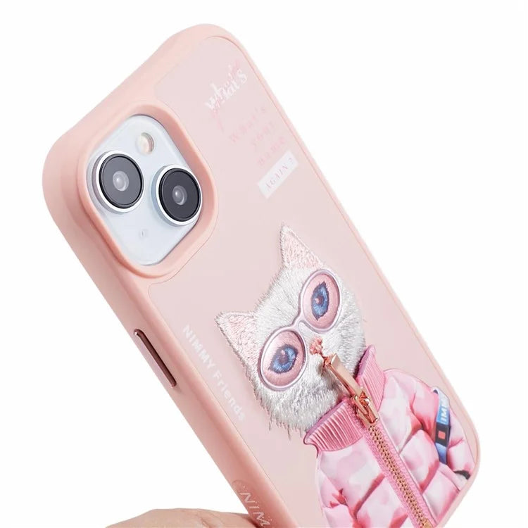 NIMMY Glasses Pet Series Gen 2 for iPhone 15 Phone Case Embroidery Protective Cover