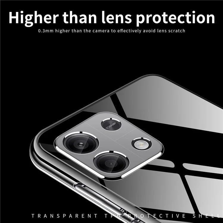 MOFI For Xiaomi Redmi Note 13 4G TPU Case High Definition Phone Protective Cover