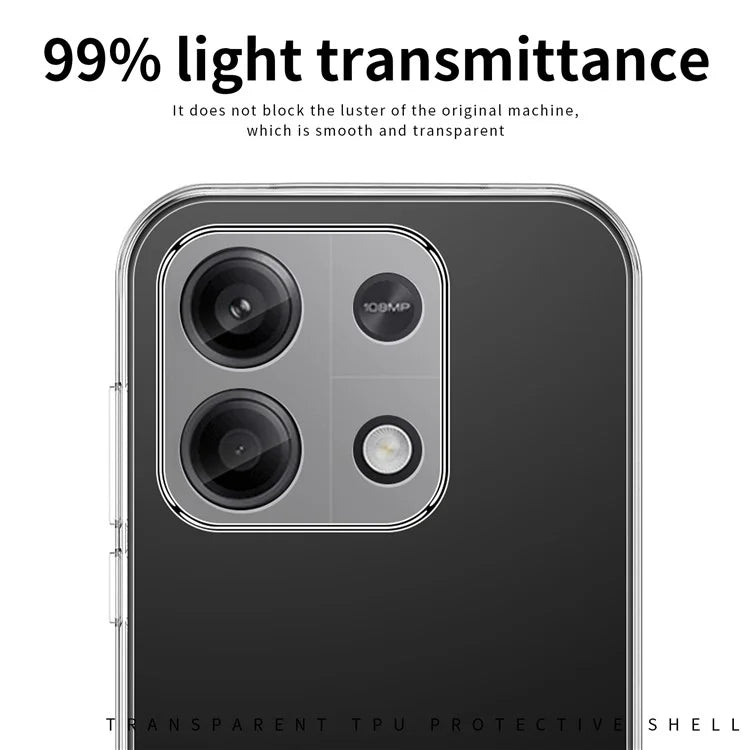 MOFI For Xiaomi Redmi Note 13 4G TPU Case High Definition Phone Protective Cover