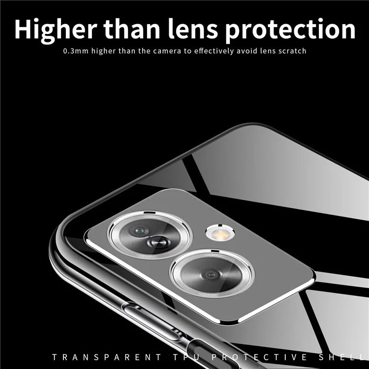 MOFI For Oppo A79 5G / A2 5G Case Crystal Clear TPU Phone Back Cover Protector