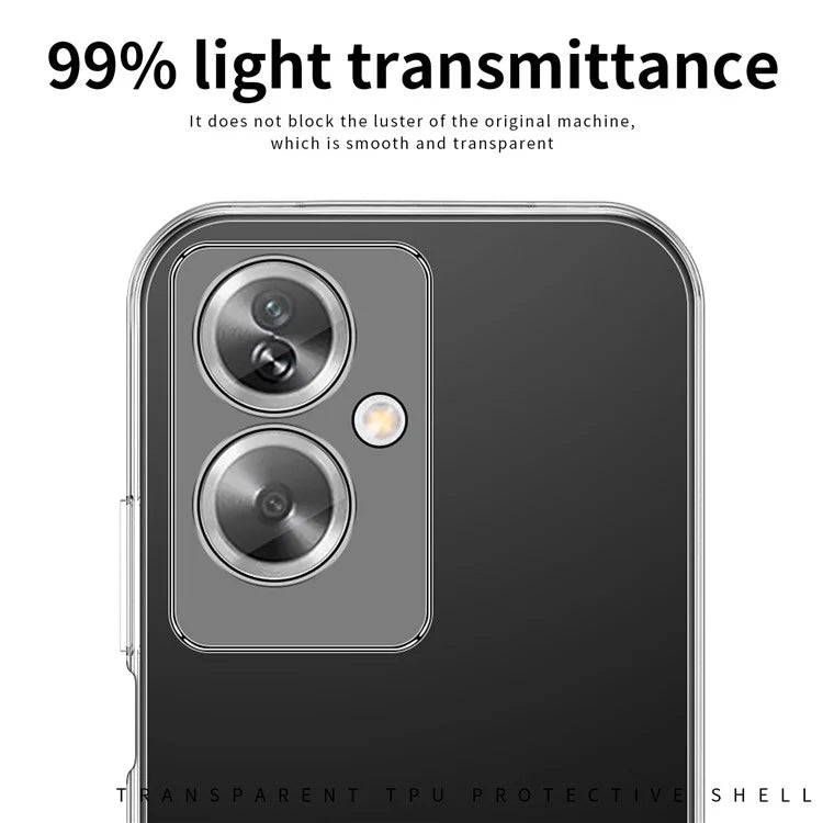 MOFI For Oppo A79 5G / A2 5G Case Crystal Clear TPU Phone Back Cover Protector