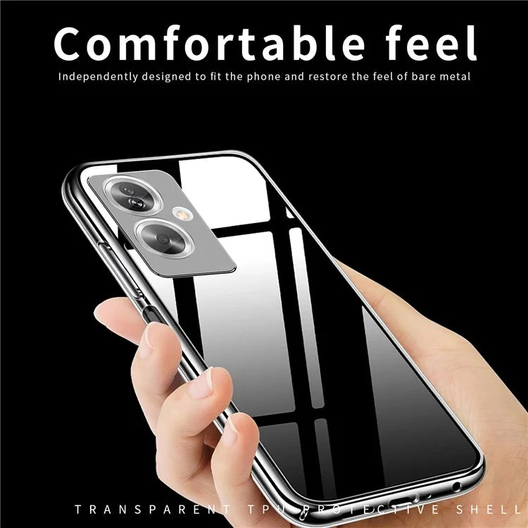 MOFI For Oppo A79 5G / A2 5G Case Crystal Clear TPU Phone Back Cover Protector