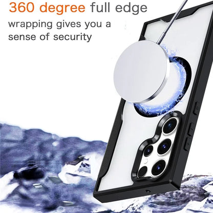 For Samsung Galaxy S23 Ultra Case Drop-proof RFID Blocking Phone Protector Compatible with MagSafe