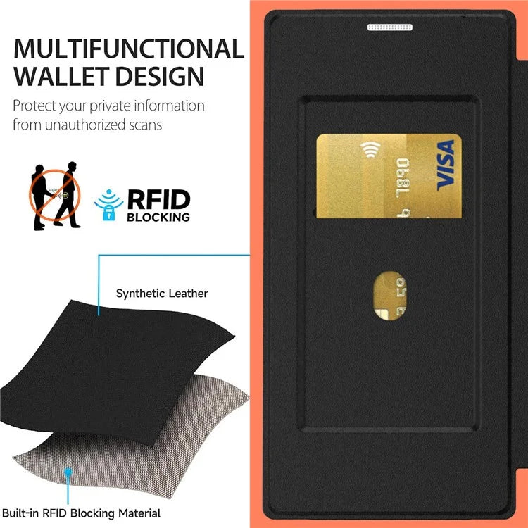 For Samsung Galaxy S23 Ultra Case Drop-proof RFID Blocking Phone Protector Compatible with MagSafe