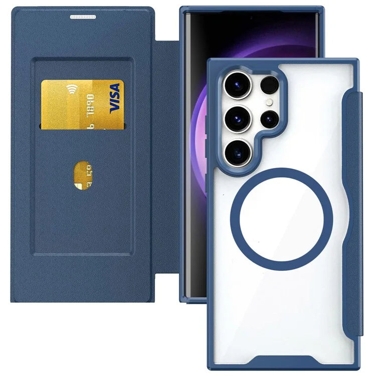 For Samsung Galaxy S23 Ultra Case Drop-proof RFID Blocking Phone Protector Compatible with MagSafe