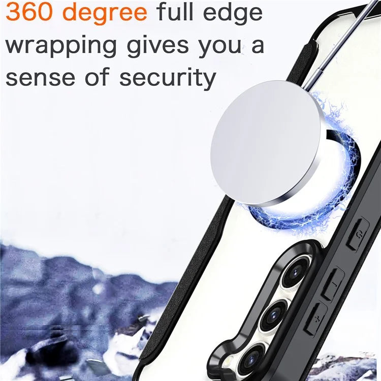 For Samsung Galaxy S23 Case Compatible with MagSafe RFID Blocking Phone Shell with Card Slot