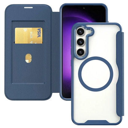 For Samsung Galaxy S23 Case Compatible with MagSafe RFID Blocking Phone Shell with Card Slot