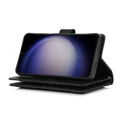 For Samsung Galaxy S24 Case Split Leather Folio Stand Multiple Card Slots Phone Cover