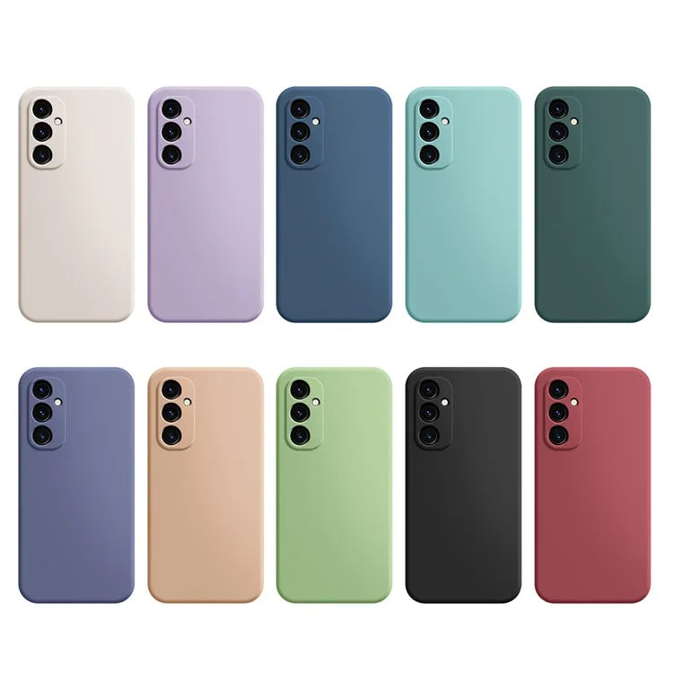 For Samsung Galaxy S23 FE Case Rubberized TPU Cover with Straight Edge