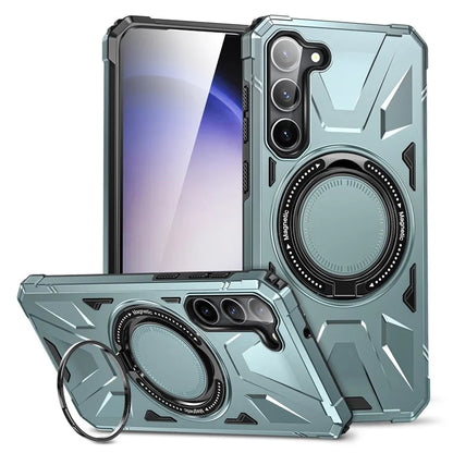 For Samsung Galaxy S23 Case TPU+PC Kickstand Magnetic Phone Cover