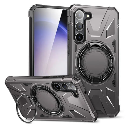 For Samsung Galaxy S23 Case TPU+PC Kickstand Magnetic Phone Cover