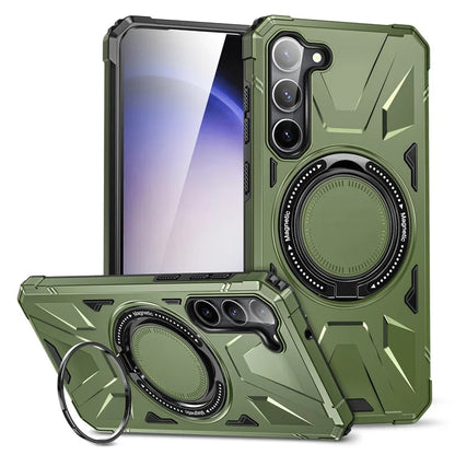For Samsung Galaxy S23 Case TPU+PC Kickstand Magnetic Phone Cover