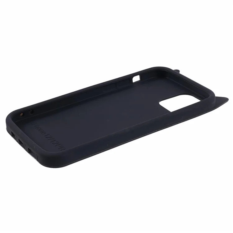 For iPhone 12 Pro Max 6.7 inch Case Anti-fall 3D Moustache Cat Phone Protective Cover