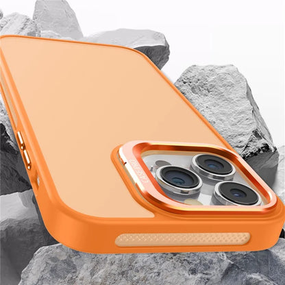For iPhone 15 Pro Max Case Camera Frame Kickstand Phone Cover with Lens Protector